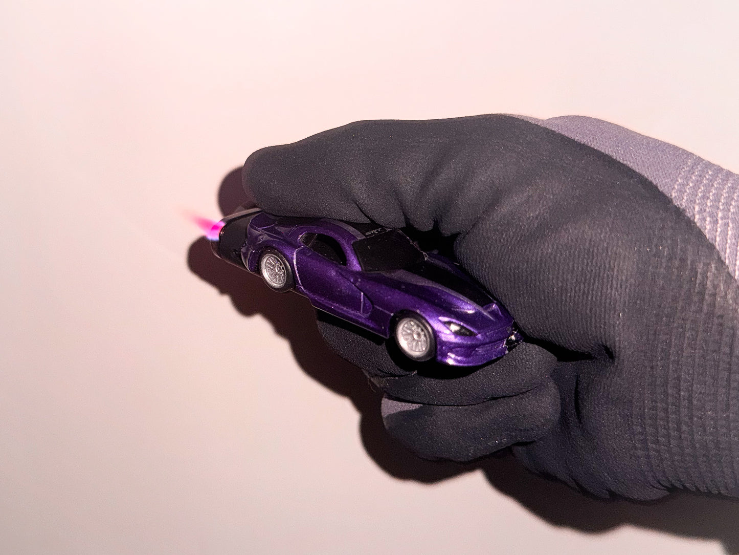 Purple Dodge Viper Refillable Lighter