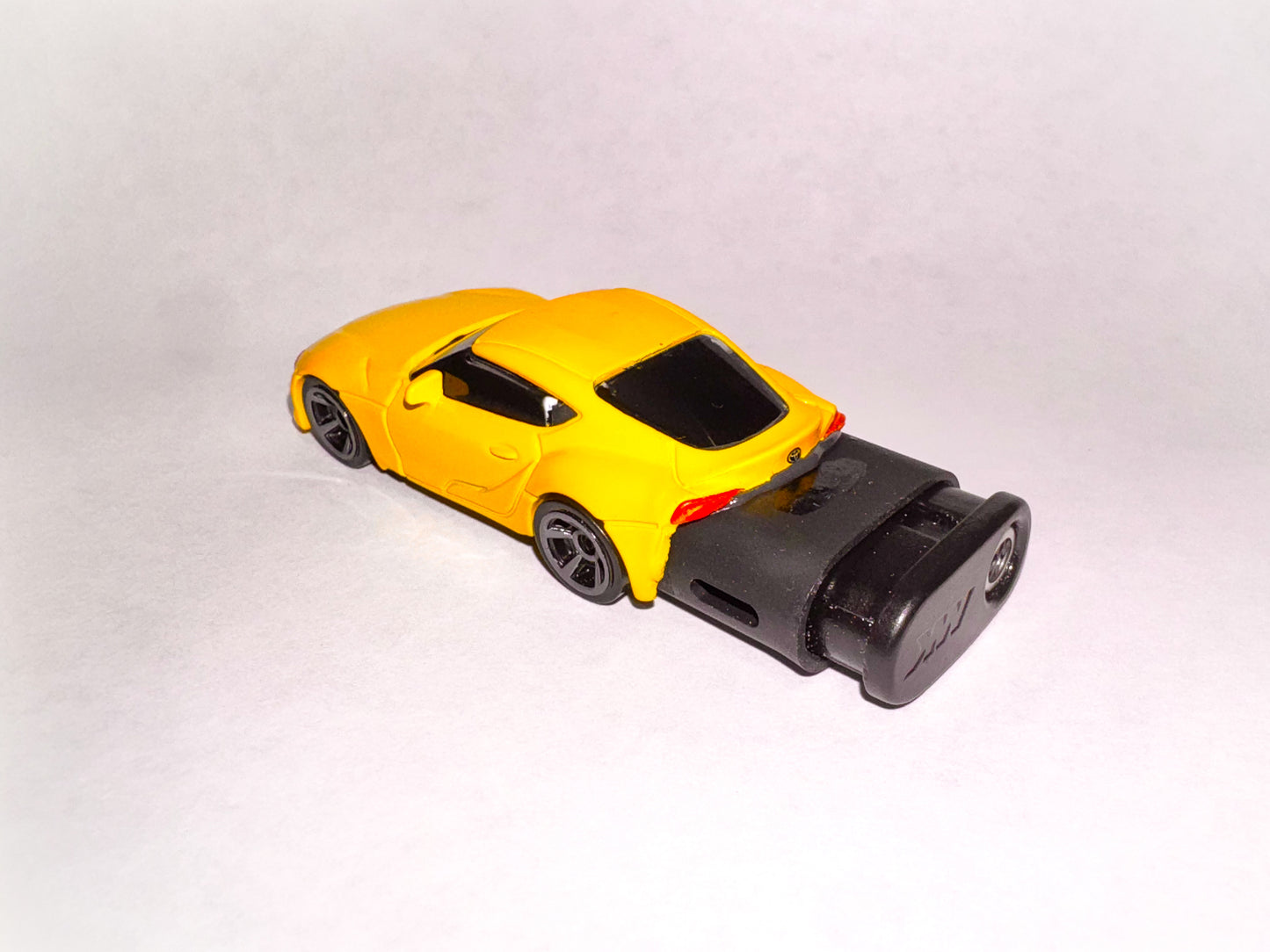 Yellow Toyota Supra Mk5 Refillable Lighter