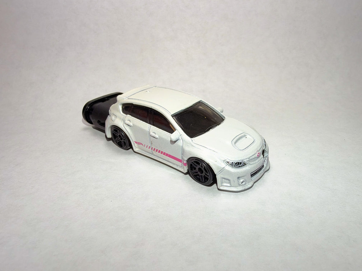 White Subaru WRX STI Refillable Lighter