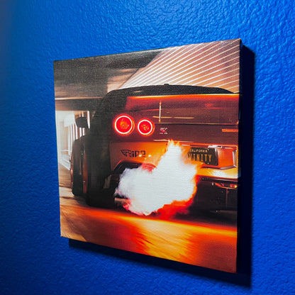 Divinity GTR 8" x 8" Canvas Wall Art Print