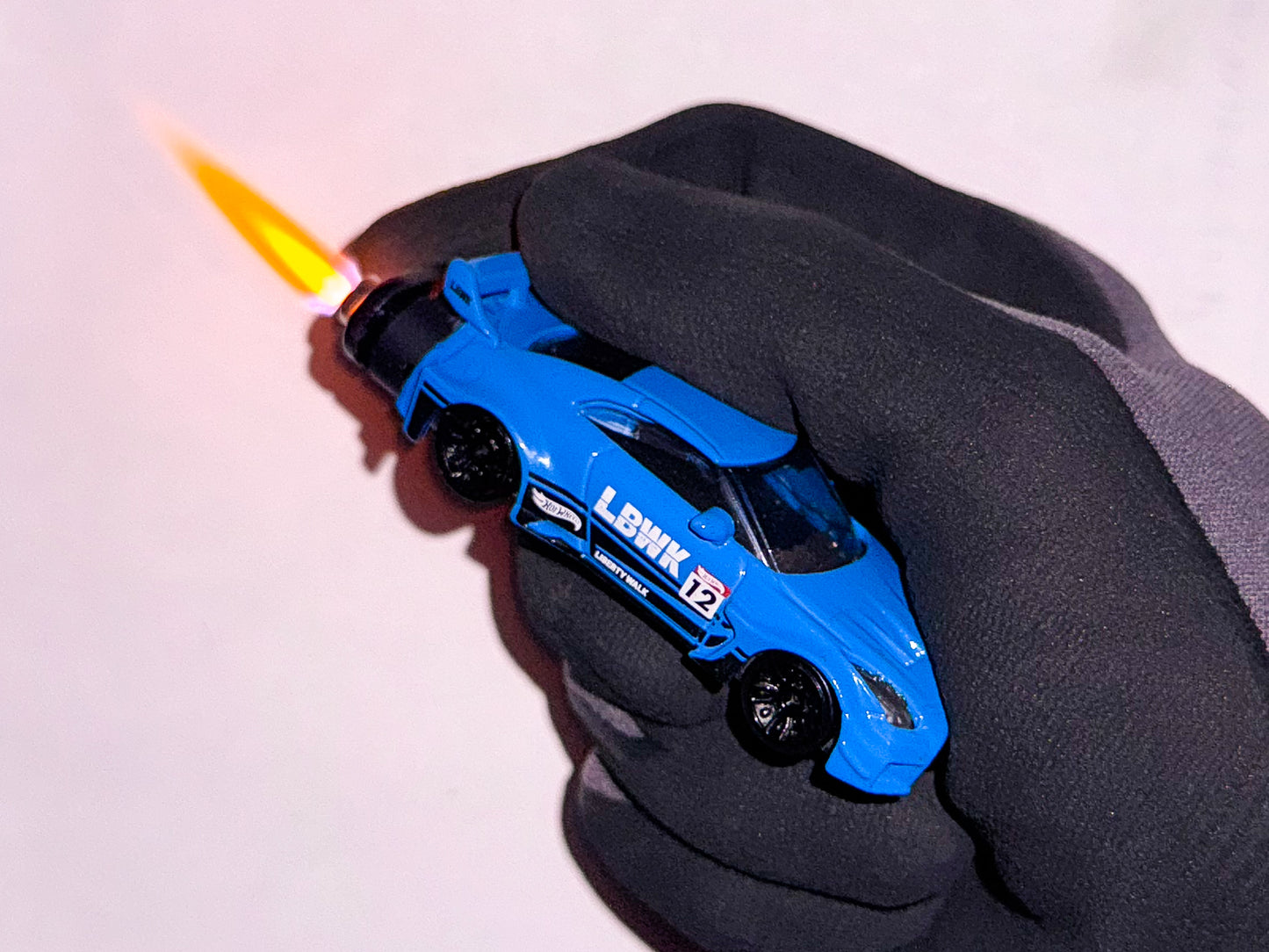 Blue LBWK GTR R35 Refillable Lighter