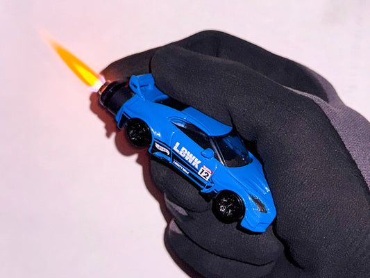 Blue LBWK GTR R35 Refillable Lighter