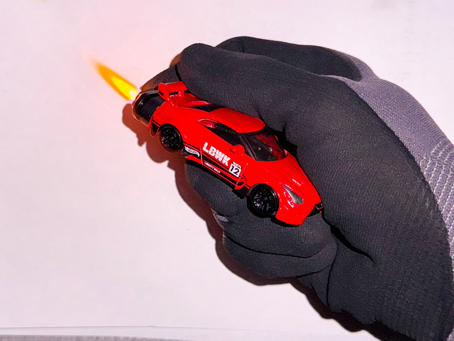 Red LBWK GTR R35 Refillable Lighter