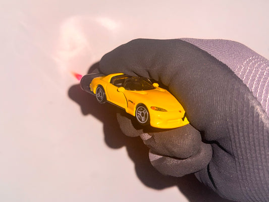 Yellow Convertible Dodge Viper Refillable Lighter