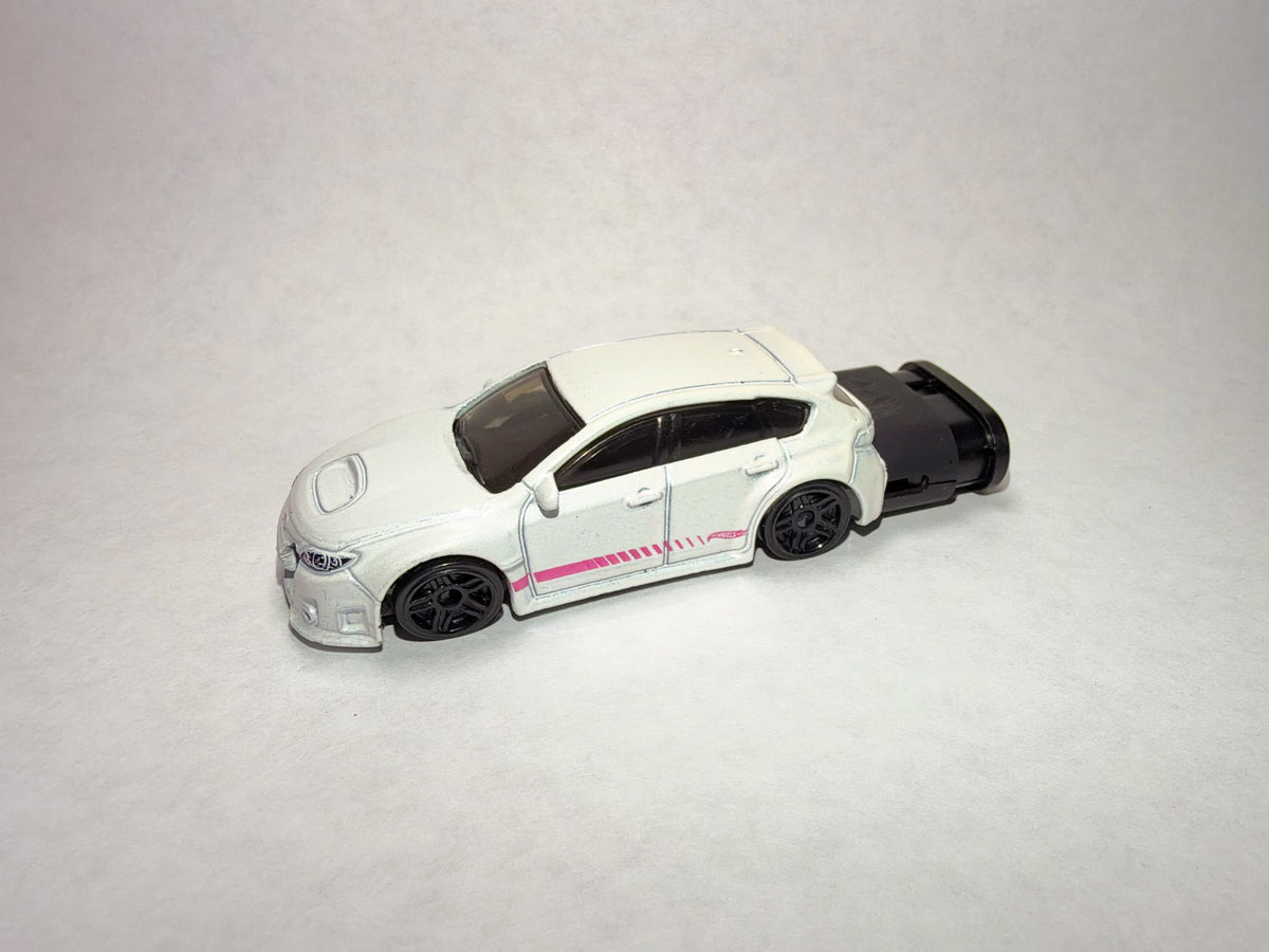 White Subaru WRX STI Refillable Lighter